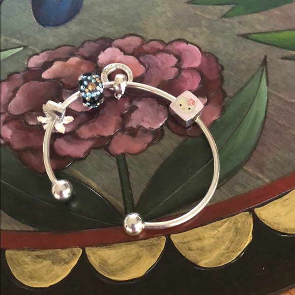 🛑Sold onMercari 🛑 Sterling Silver Cuff Bracelet - Picture 2 of 5